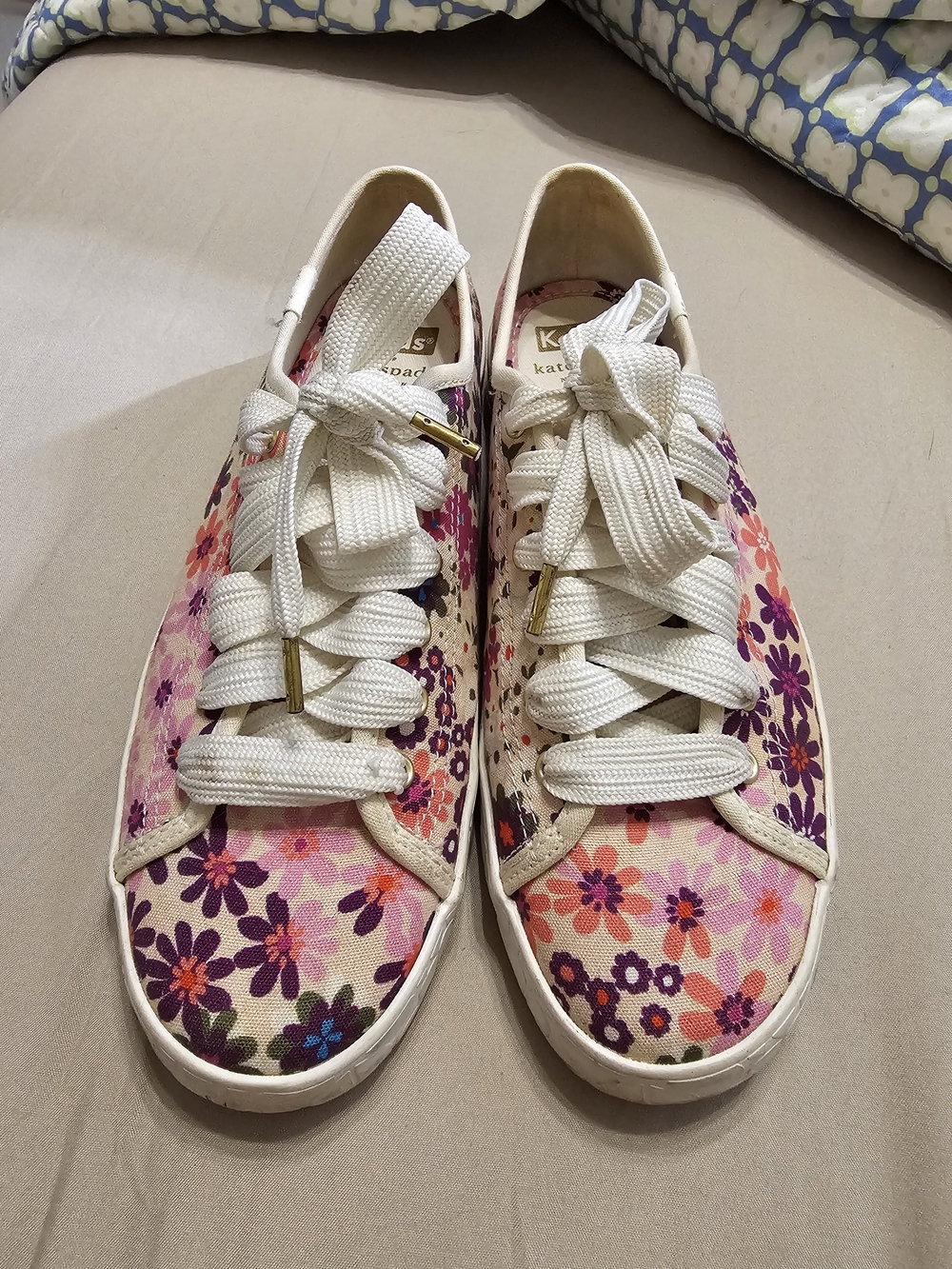 Keds X Kate Spade Women's Floral Canvas Sneakers in Pink Multi